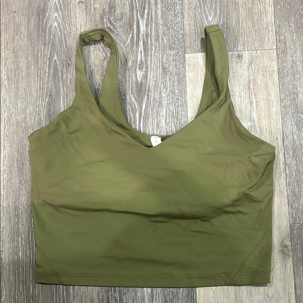 Olive Green Tank Top